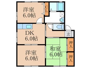 セ－ズプルミエＤ棟の物件間取画像